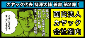 面白法人カヤック会社案内～給料はサイコロを振って決めています～ 面白法人カヤック代表 柳澤大輔 著書 第2弾！